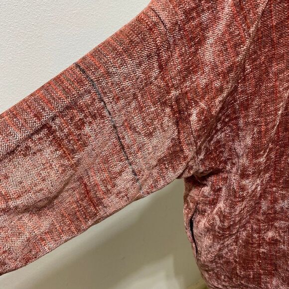 Marcia Hammond Art Hand Woven Cotton Rayon Blend Cardigan/Blazer Multicolored - Picture 6 of 10